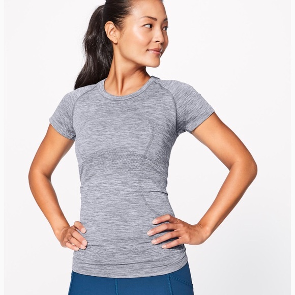 lululemon athletica Tops - lululemon swiftly tech short sleeve crew gray 6/8